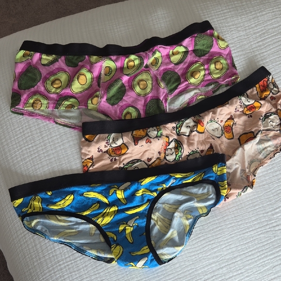 MeUndies Avocado, Taco, and Banana Print Panties - Picture 1 of 1